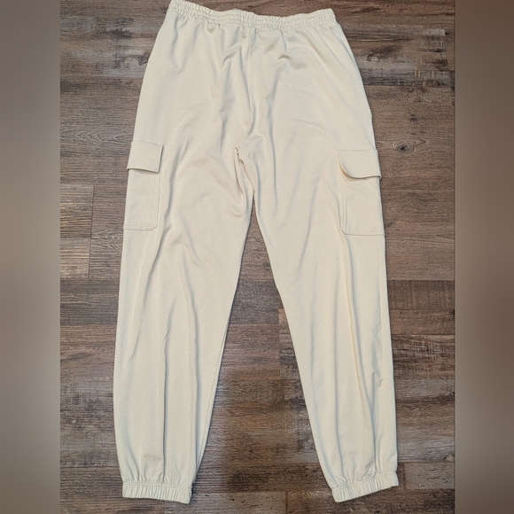 Vuori Boyfriend Cargo Sweatpant Milkweed Heather Sz Small - Picture 3 of 16